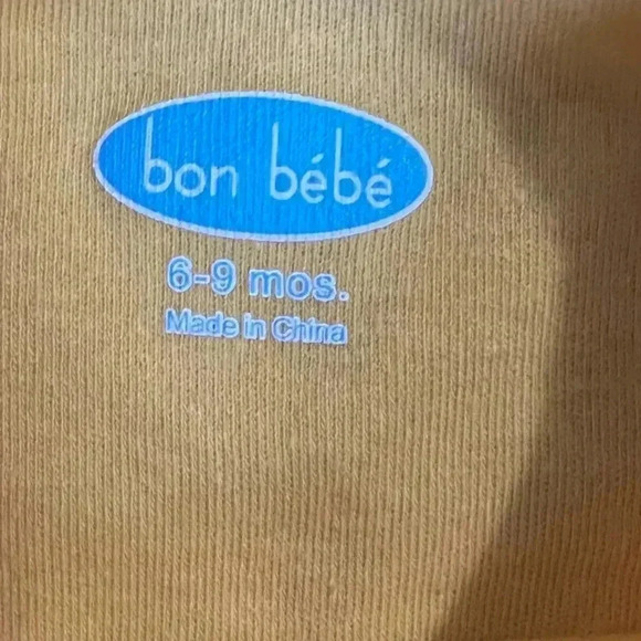 Bon Bebe Baby Boys 6-9 Months Tiger Bodysuit Plush Pant Set With Hat - Picture 10 of 11